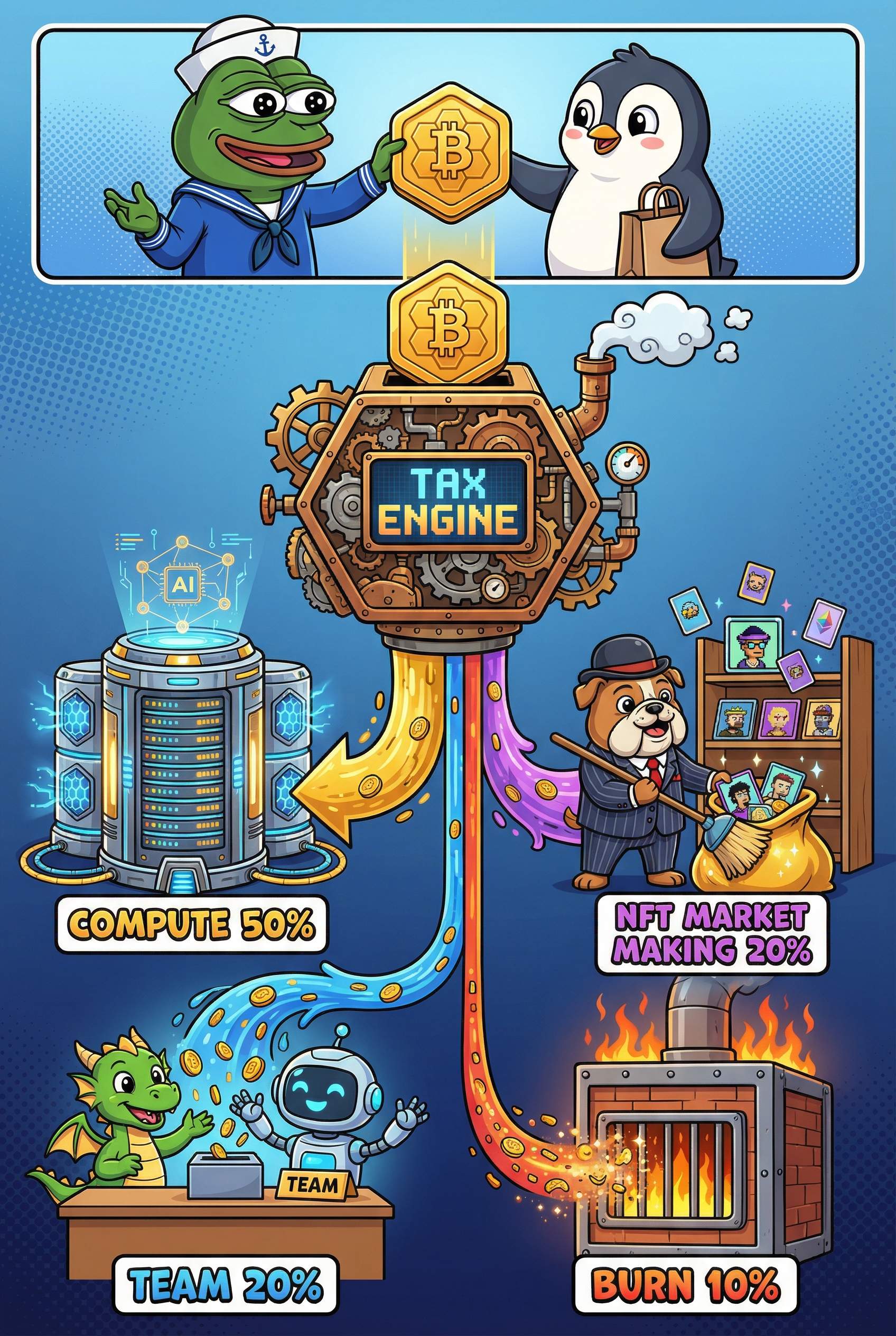 HoneyTax programmable token economics